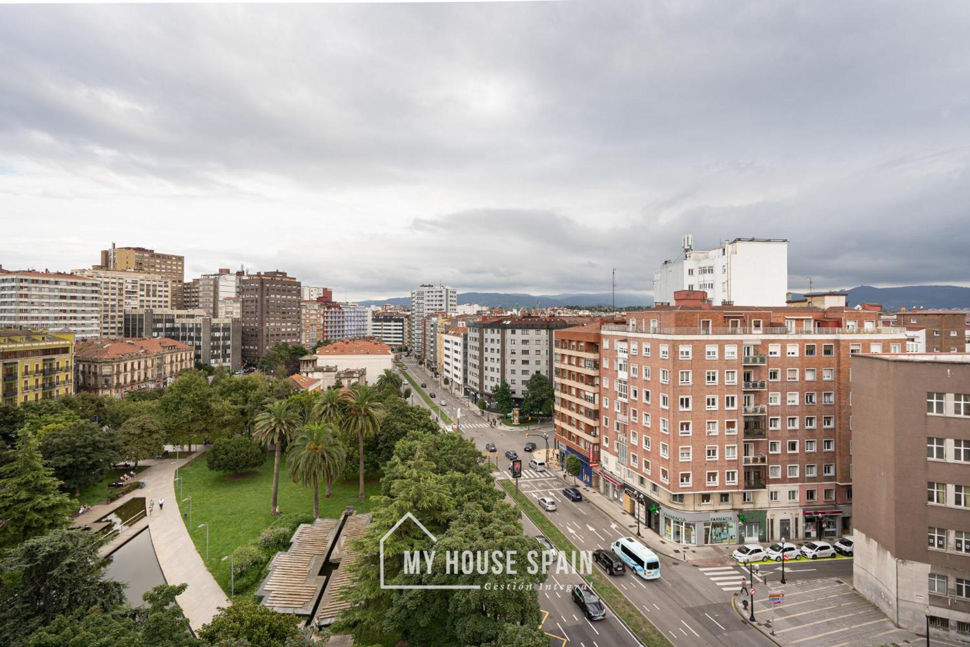 Myhousespain - Amplio Apartamento Con Vistas En Pleno Centro Gijón Exteriör bild